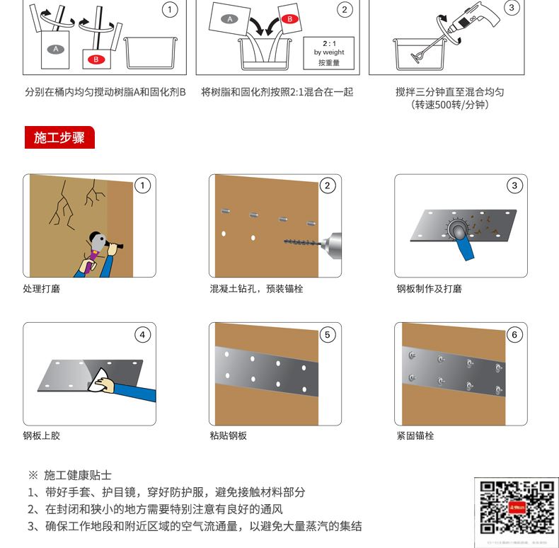 包钢吴堡粘钢加固施工过程